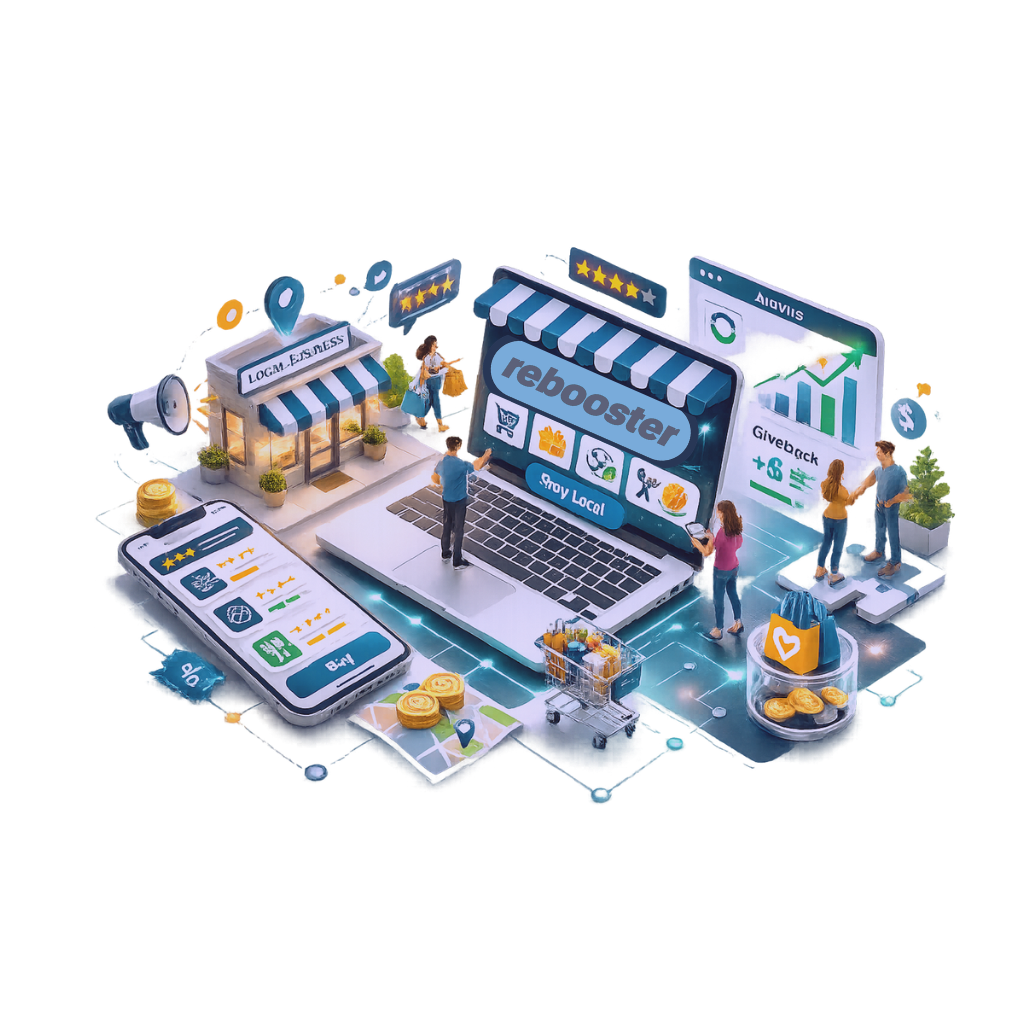 Rebooster marketplace illustration